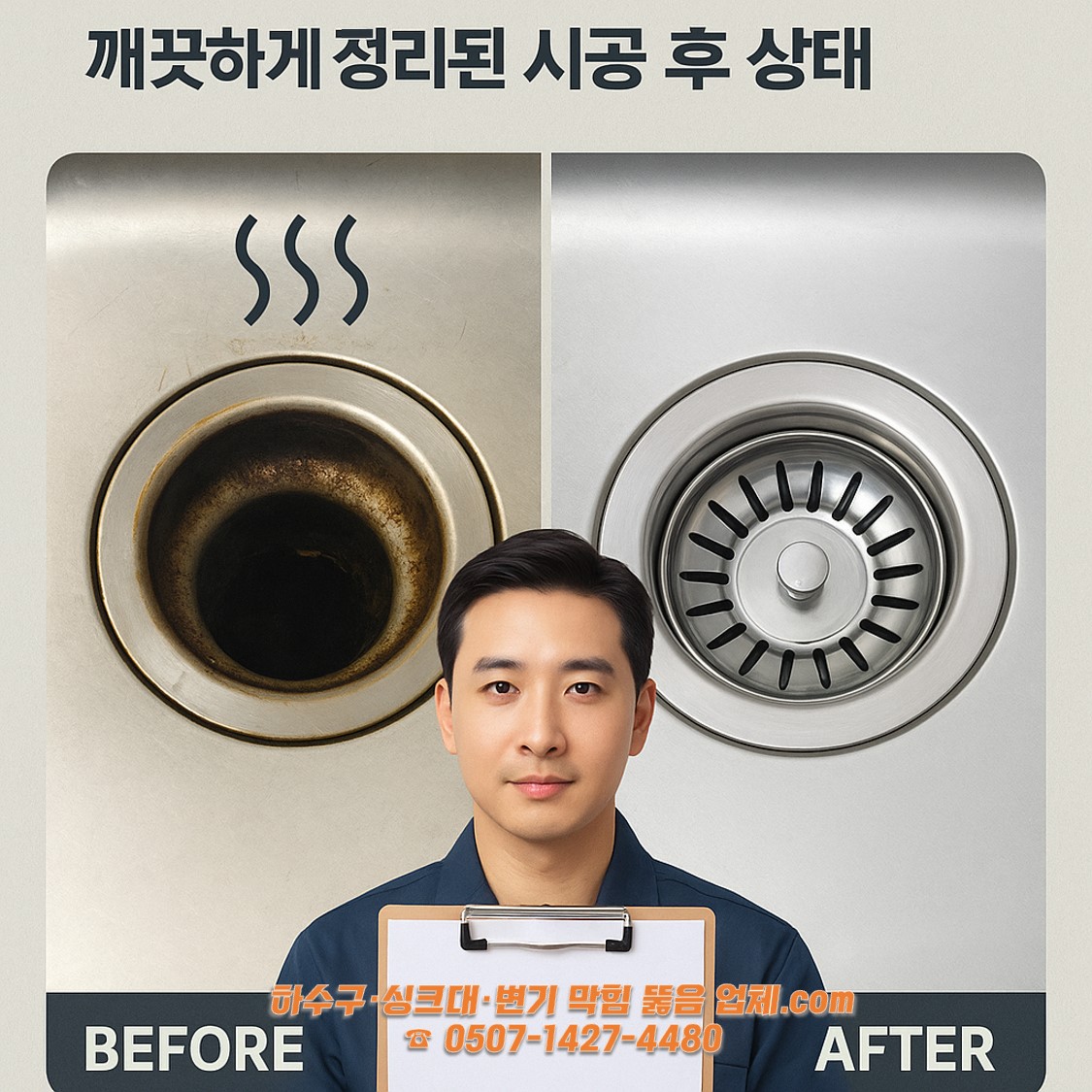 시공 전후 비교 사진